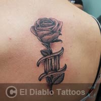 black and grey tattoo image