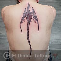 black and grey tattoo image