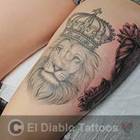 black and grey tattoo image