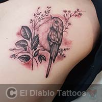 black and grey tattoo image