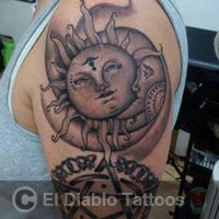 black and grey tattoo image