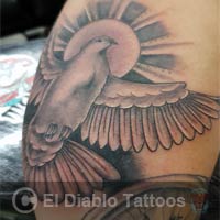 black and grey tattoo image