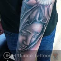 black and grey tattoo image