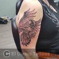 black and grey tattoo image