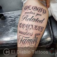 lettering tattoo image