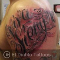 lettering tattoo image