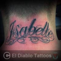 lettering tattoo image