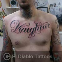 lettering tattoo image