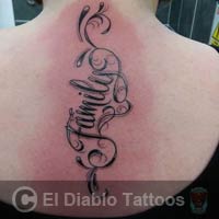 lettering tattoo image