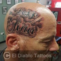 lettering tattoo image