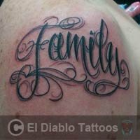 lettering tattoo image